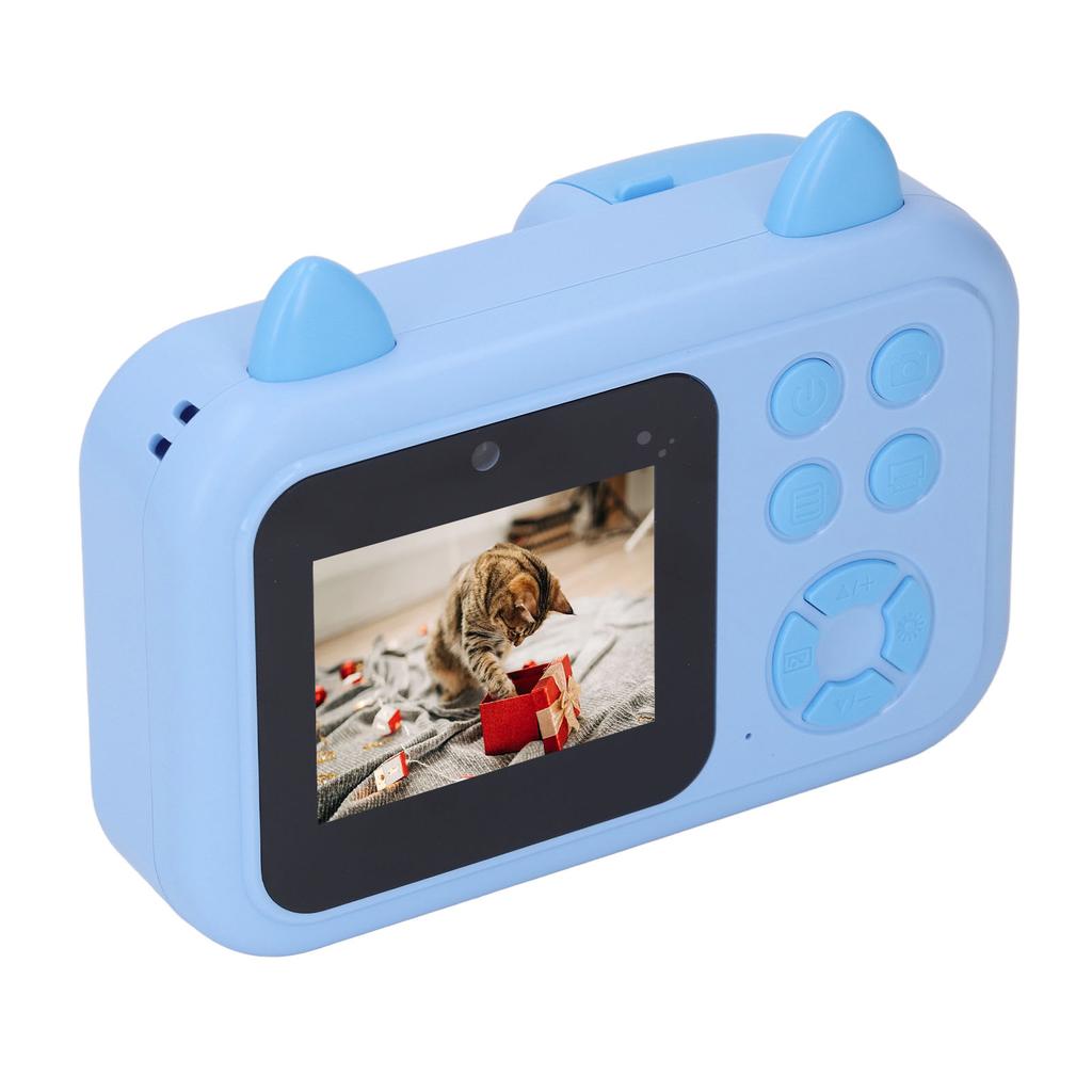 Thermal Print Camera 2.4 Inch Screen HD Photo Video Recording Small Kids Digital Camera for Photography Entertainment