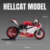 Large 1:9 1199 RR1000 Motorcycle Model Car Toy Shock Absorption Wheel Steering Metal Diecast Motor Models Hobby Ornaments Gifts
