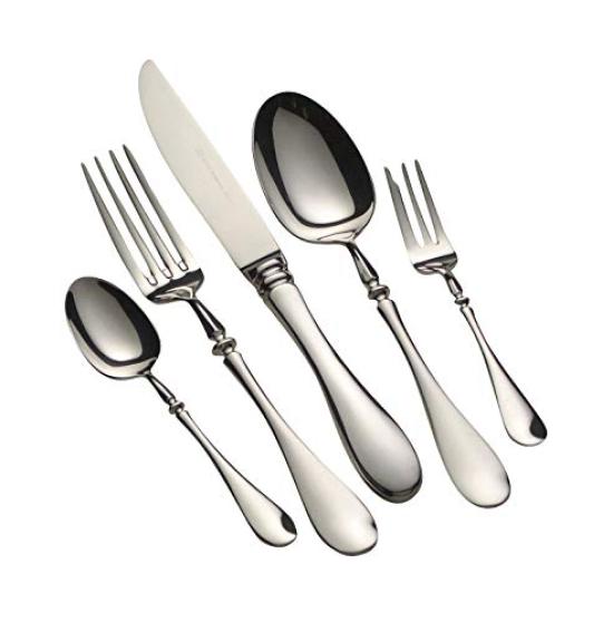 

ALFACT German Silver Charles Trial 5pc Cutlery Set Name in (Free Engraving) [Made Japan/Arasawa Seisakusho] срібний