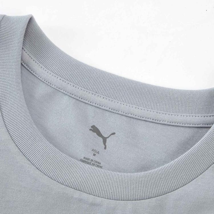 New PUMA Basic Elevated SS25 T Shirt Men's Light Gray 63 690272-63