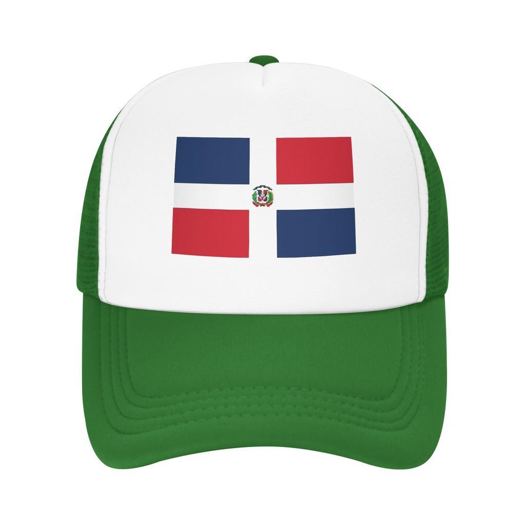 Unisex Women Dominican Republic  Flag Trucker Caps Baseball Cap Snapback Caps  Dad Hat Trucker Hat Adjustable Fishing Hat Summer