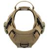 Tactical Dog Harness Leash Collar for Medium Large Dogs Military Pet Vest Adjustable Service Dog Harnesses For Training Walking