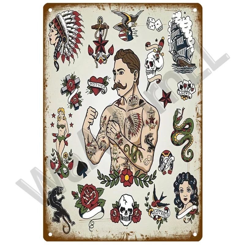 Barber Shop Retro Pub Bar Decoration Tin Sign Shabby Chic Home Decor Plaque Metal Sign Wall Poster Vintage Decor Art Vintage