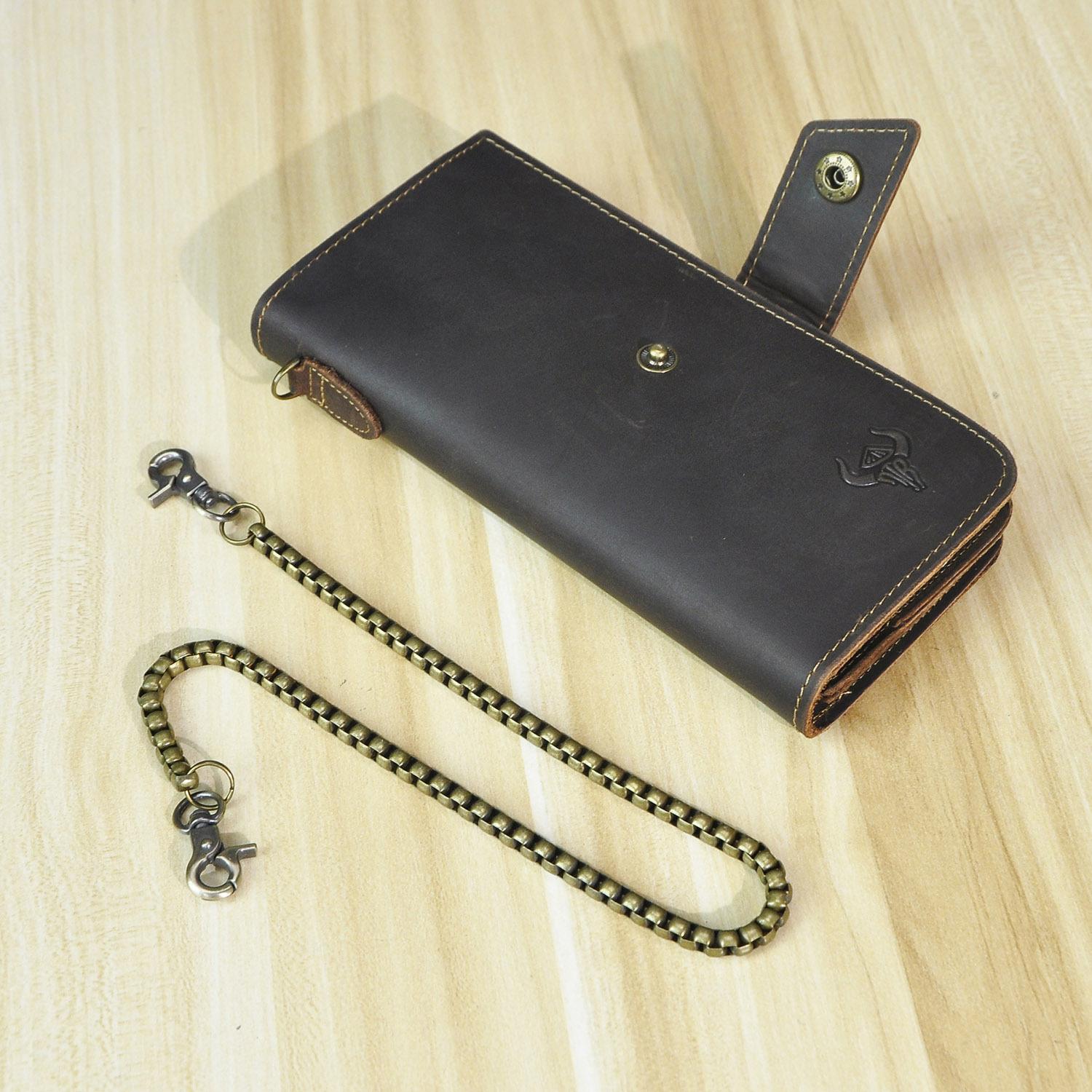 Мужской кожаный модный кошелек высшего качества — фото 6