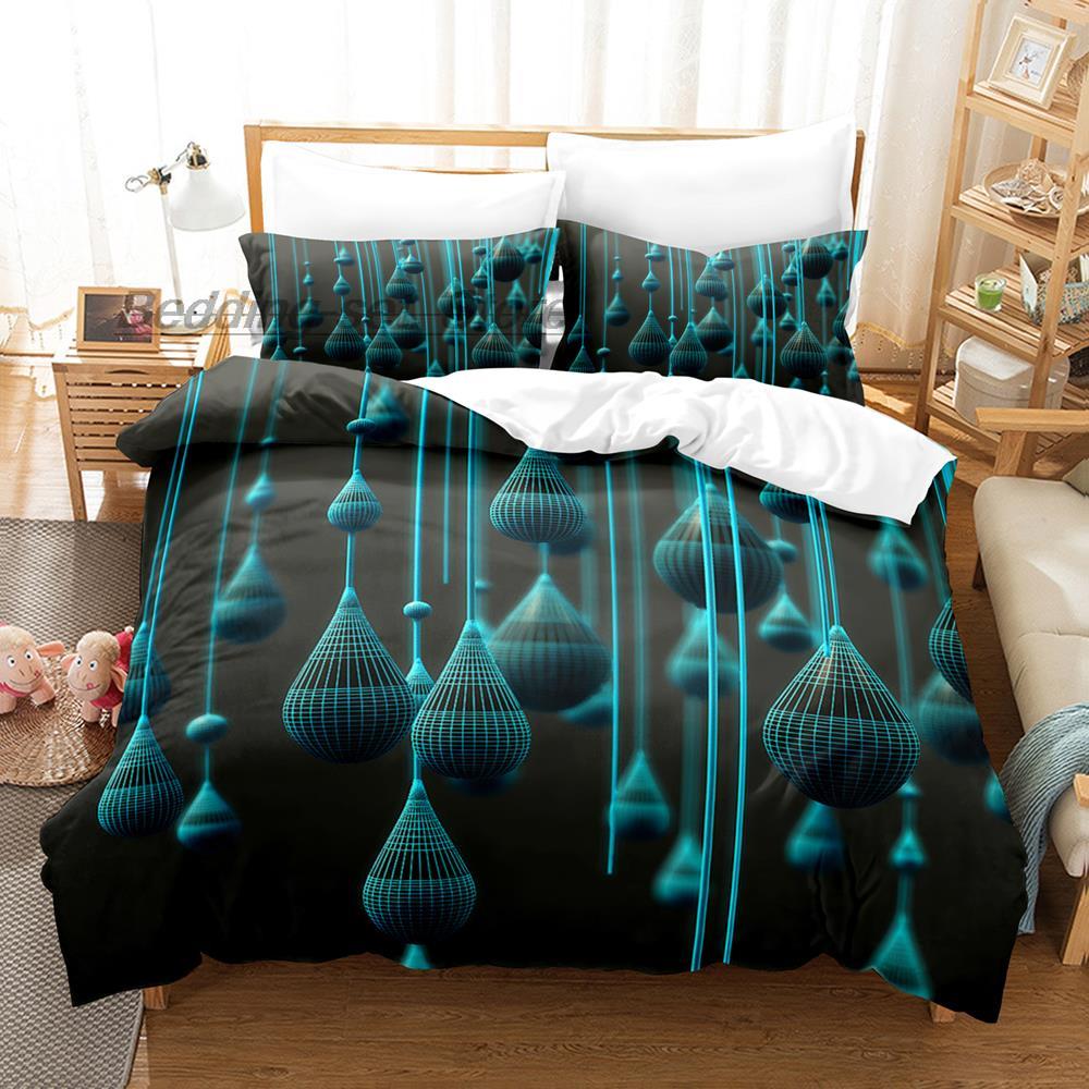 Raindrop Bedding Set Single Twin Full Queen King Size Bed Set Aldult Kid Bedroom Duvetcover Sets 3D Print Dew Water Of Life
