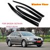 For Skoda Octavia 2007 2008 2009 2010 2011 2012 2013 2014 Window Visor Rain Sun Smoke Guard Deflector Vent Shade Awning Shelter