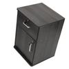 Mobile File Cabinet Multiple Drawers Sturdy Under Desk Rolling File Cabinet with Locks Wheels for Home Office Walnut