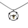 Cyberpunk 2077 Long Chain Necklace With Alloy Bullet Head Pendant For Fashion And Wear Casual