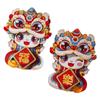1 Pair 3D Fu Character Door Pendant Traditional 2025 New Year Sticker  Home Living Room Decor