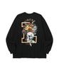 LIBERE Flower Long Sleeve Tee / Black