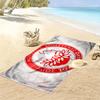 Olympiacos F.C.2 Print Strandtuch, Großes Weiches Schnelltrocknendes Handtuch für Strand Camping Schwimmen