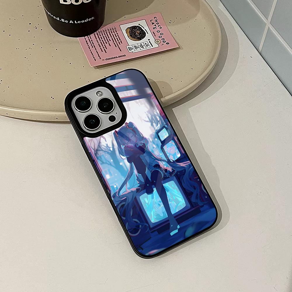 Hatsunes Singer Mikus Phone Case for Iphone 17 16 15 14 Air 13 12 11 Pro Max Mini Plus Fundas Shell PC+TPU Cover