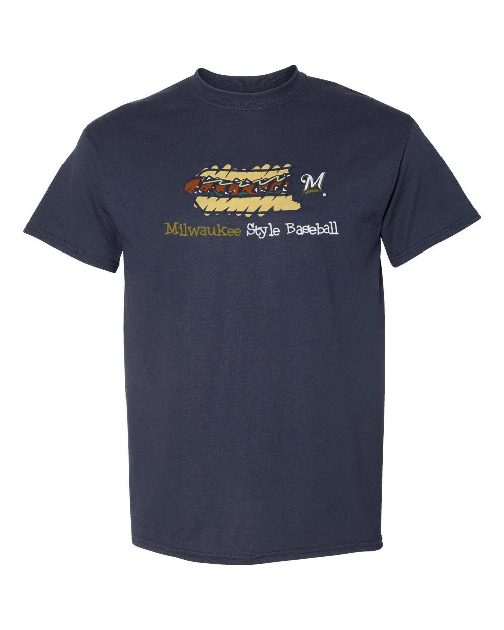 Milwaukee Brewers Stylin  Men s T-Shirt 2XL