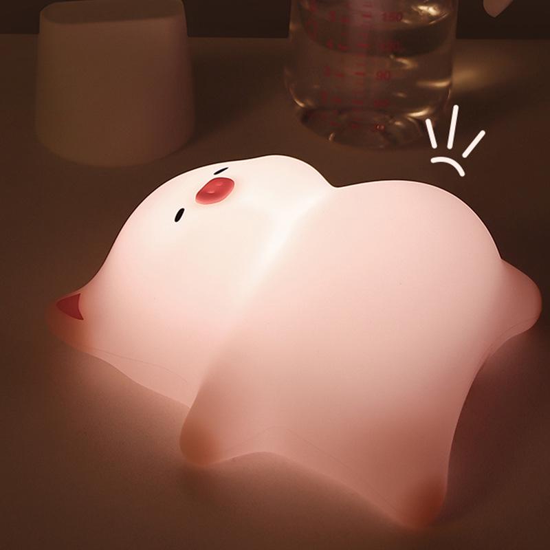 Cloud Silicone Rechargeable Night Light - Creative Bedside & Desk Atmosphere Lamp Y