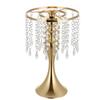 20 PCS Wedding Flower Vase, 33.5 cm Tall Flower Table Centerpieces, Crystal Banquet Vases Easy Installation, Electroplated Finish, Versatile