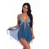 Lingerie for Women Front Closure Babydoll Lace V Neck Mesh Sleepwear Lingerie