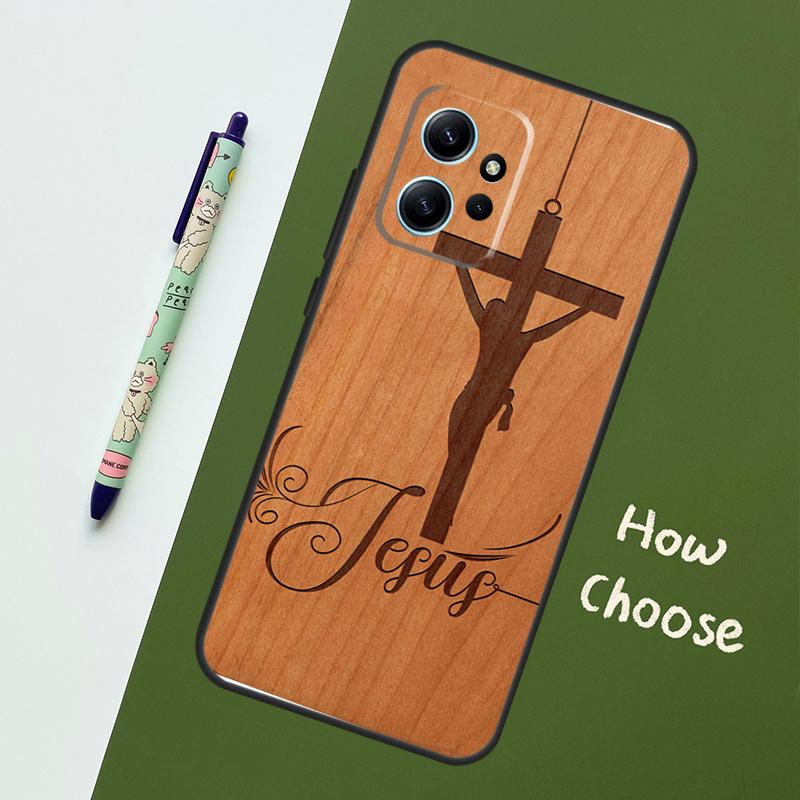 Buddha Jesus Guadalupe Wood Case For Xiaomi Redmi Note 13 10 11 12 14 15 Pro Plus Cover For Redmi 15C 15 14C 10C 12C 13C