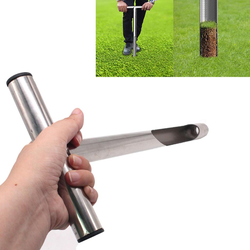 Stainless Steel Garden Probe Soil Sampler for Plant Care Lawn Garden Farm