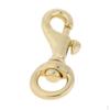 Brass Swivel Clip Lobster Clasp Keychain Dog Horse Snap Hook