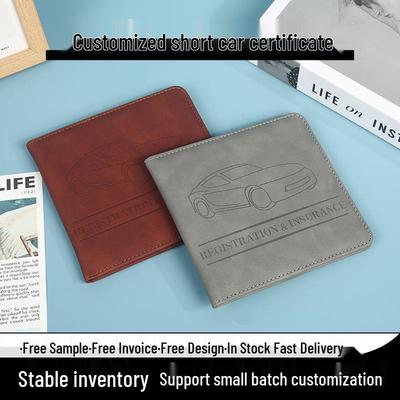 Cross-Border PU Leather Multi-Card Vehicle Document Holder: Portable, Multi-Functional Storage Bag