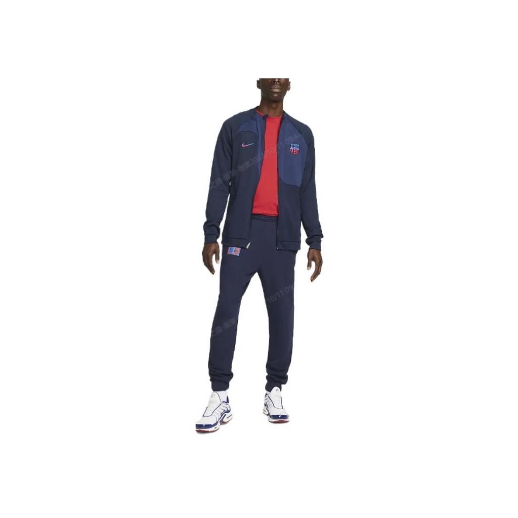 Nike Graphic Logo Jogger Soccer Pants Men Bottoms Obsidian DM3148-451