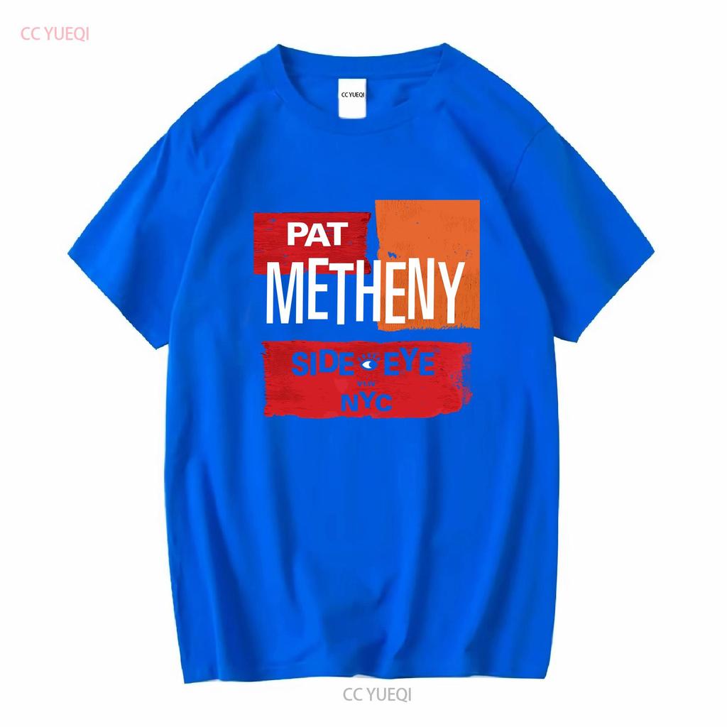 NEW Pat Metheny Side Eye For Man Women Black All Size T Shirt QQ1230 Vintage Washed Streetwear Slightly Soft Homme