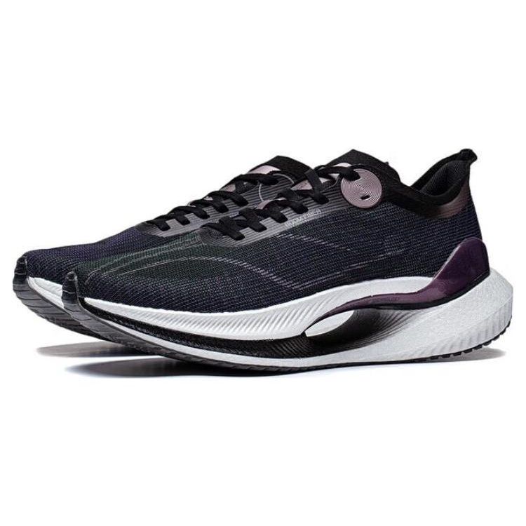 Li Ning Absolute Shadow 2 Essential Versatile Sports Shock Absorbing Breathable Lightweight Rebound Low Top Running Shoes Men sneaker Black ARRT005-5