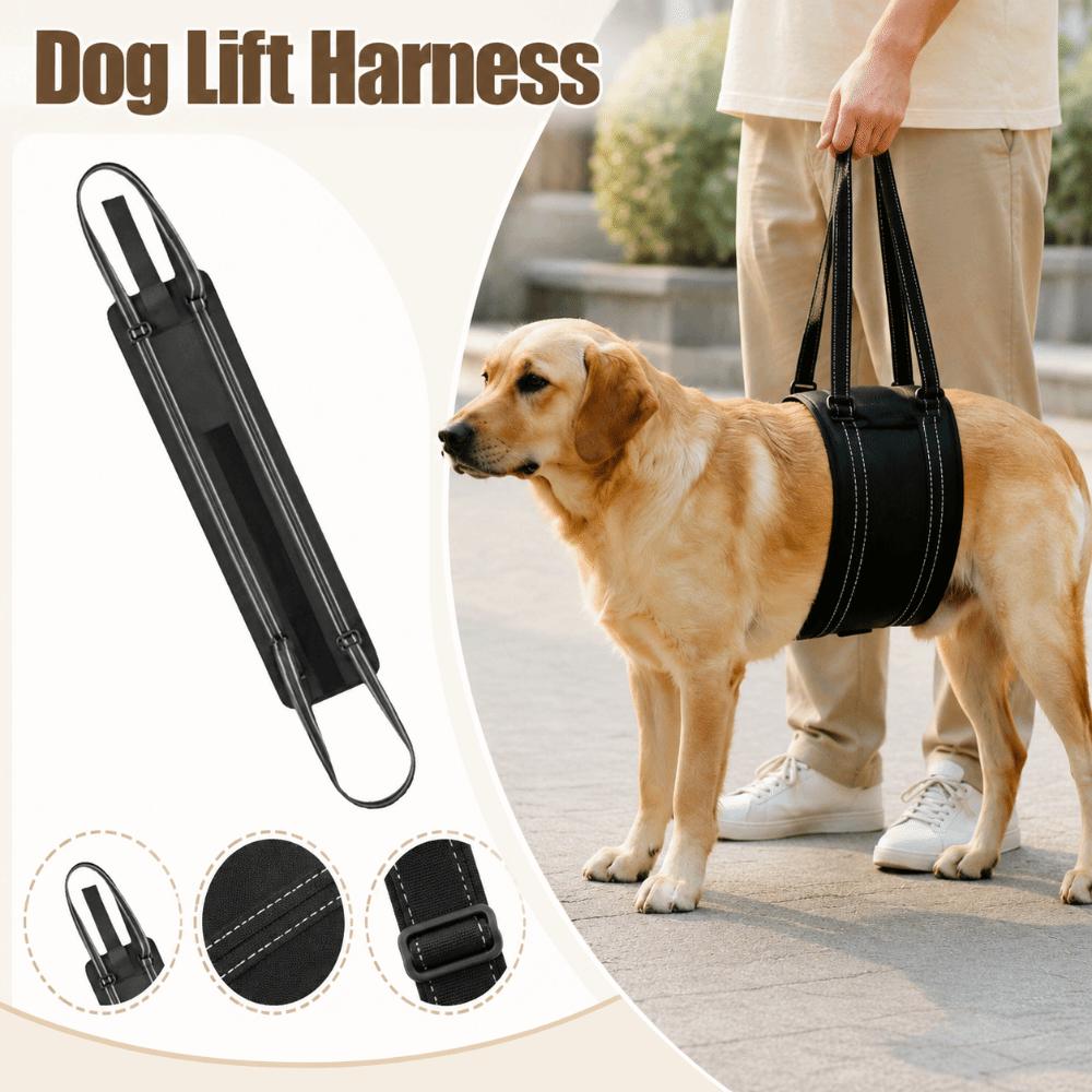 Adjustable Dog Lift Harness Breathable Convenient Handle Dog Support Recovery Sling Wear-resistant Portable Pet Aid Assist Tool