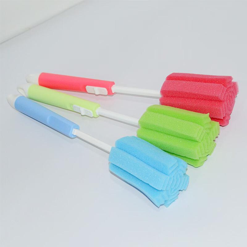 Retractable Long Handle Sponge Cup Brush