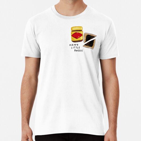 Happy Little Aussie Premium T-Shirt S To 5XL Made In the AU/USA T-Shirt
