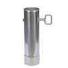 Stainless Steel Chimney Straight Pipe Wood Burning Heater Chimney Pipe Adjustable Tent Wood Stove Chimney Pipe