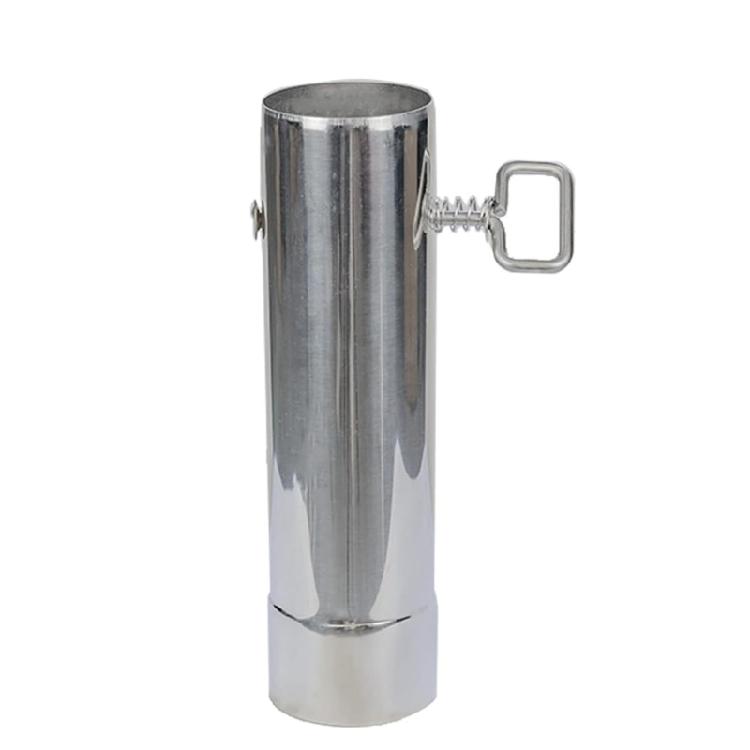Stainless Steel Chimney Straight Pipe Wood Burning Heater Chimney Pipe Adjustable Tent Wood Stove Chimney Pipe