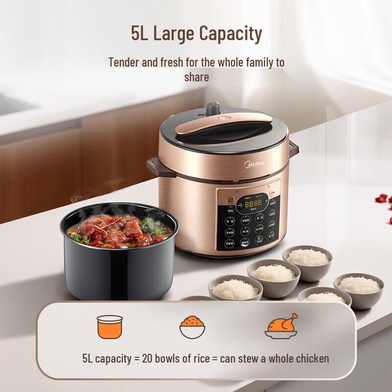 Midea 5L Smart Electric Pressure Cooker
