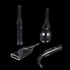 4Pcs/Set Blackhead Removal Glass Pipes Face Pore Cleanser Vacuum Extractor Tube