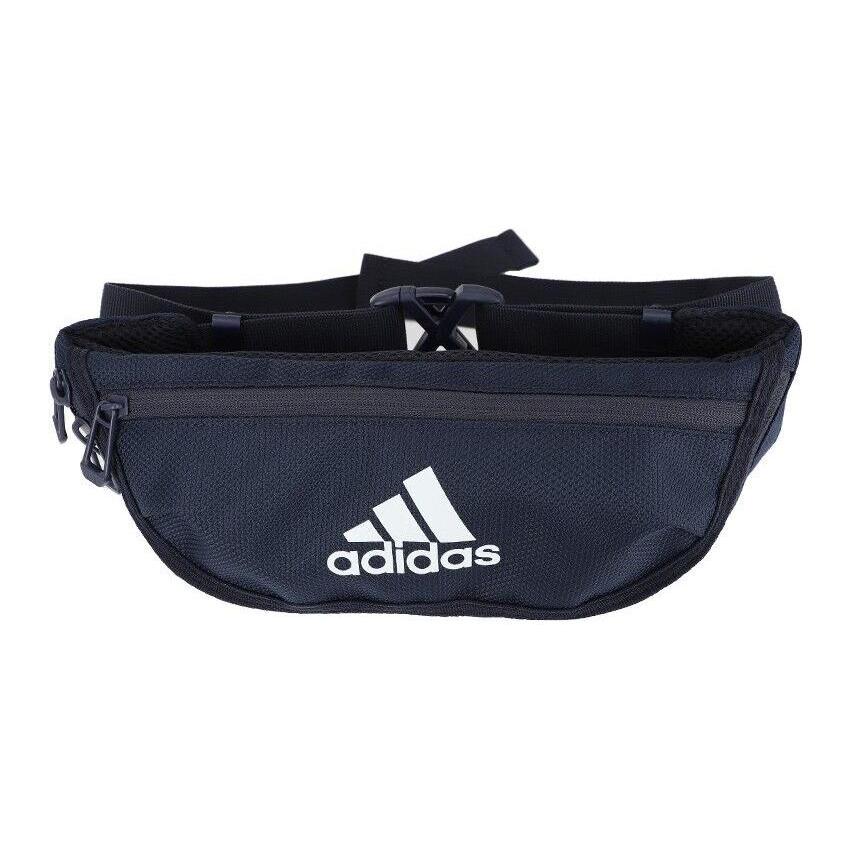 New Adidas Polyester One Shoulder Crossbody Gym Travel Bag Fanny Pack Regular Unisex Marine Blue H64744