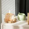 Hedgehog Goldfish Aromatherapy Candle Cup Silicone Mold Drip Glue DIY Stone Pattern Rock Animal Python Gypsum Storage Cup