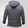 Men's Contrast Color Stitching Sweater Long Sleeve Hooded Sweater Sweatshirt