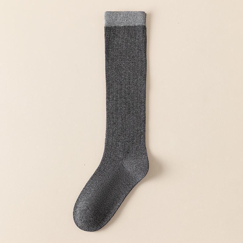 Winter and Autumn Color-patterned Ankle-length Stocking, Compression Stockings, Home and Casual Winter Women's Socks