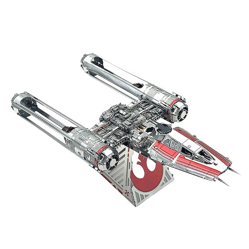 ALKULBARM Spacewar Metal Puzzle: Solo Y-Wing Fighter - Colored Edition