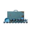 New Zisha Tianmu glaze tea set high-end gift box for gifts, clients, and light luxury business gifts