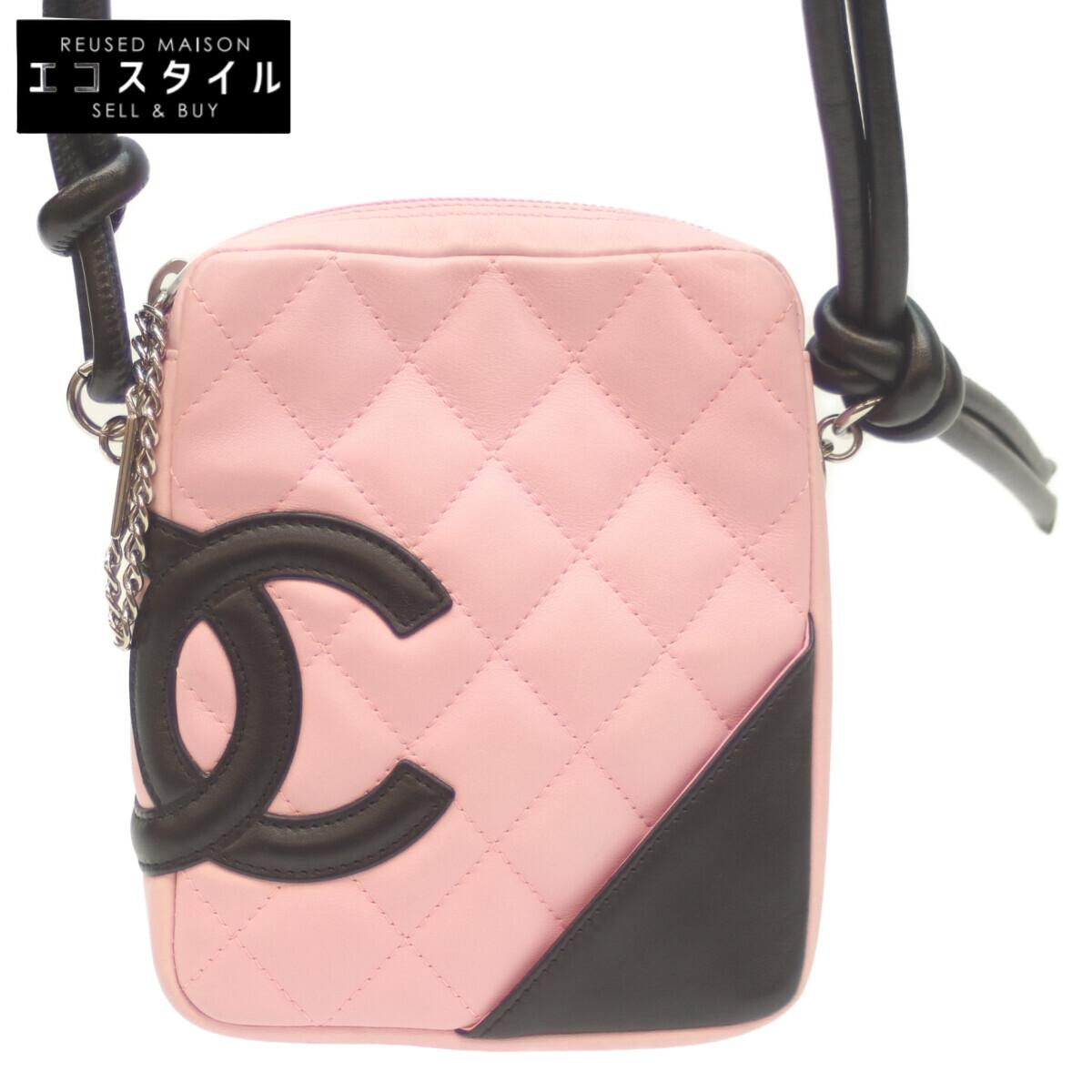 

CHANEL A25177 No. 8 Pink Cambon Small Pochette Shoulder Bag Shoulder bag pinkUsed
