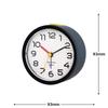 El Commune Bauhaus Gene Alarm Clock, Bayer Alarm RO, Black, DCL-008