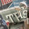 Vintage Tin Sign Collection With America State Sheer Curtains for Living Room Tulle Window Curtain Bedroom Kitchen Veil Drapes