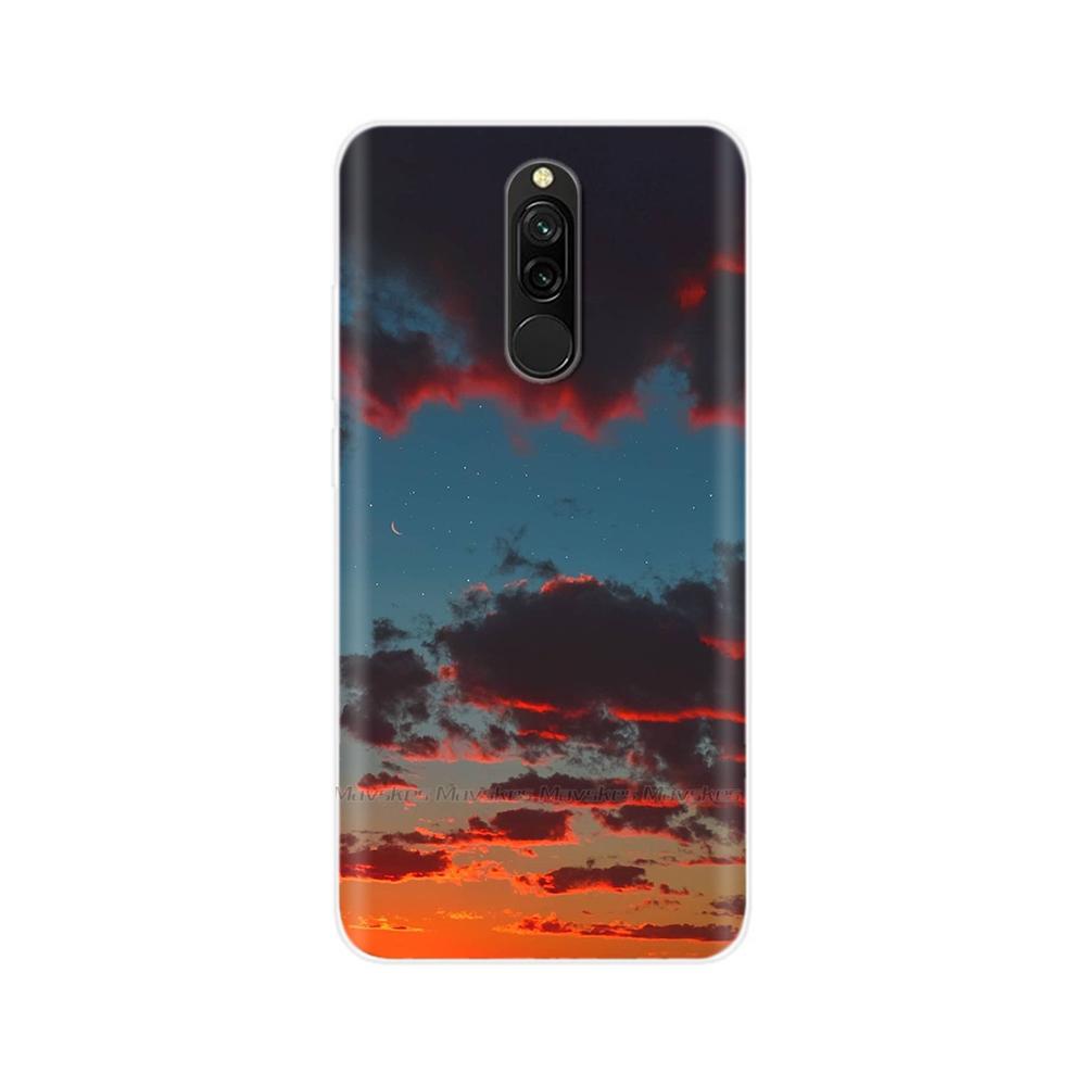 For Redmi 8 8A Pro Case TPU Silicone Shockproof Cat Phone Cover For Redmi 8 8A 7 7A redmi7 Transparent Funda Printing Soft Coque