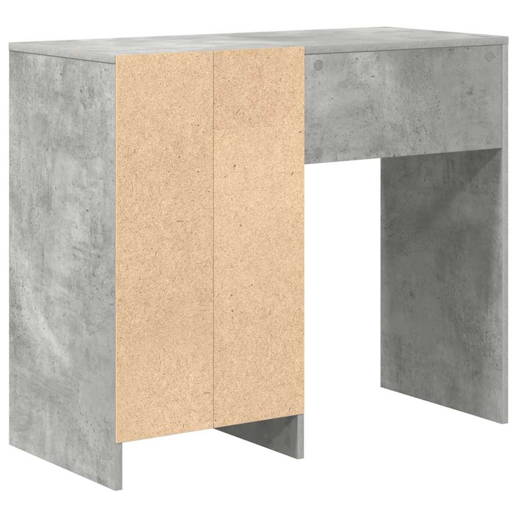 Concrete Grey Desk 90 x 37.5 x 75 cm Engineered Wood
