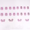 Minimalist White Floral Nail Stickers with French and American Design