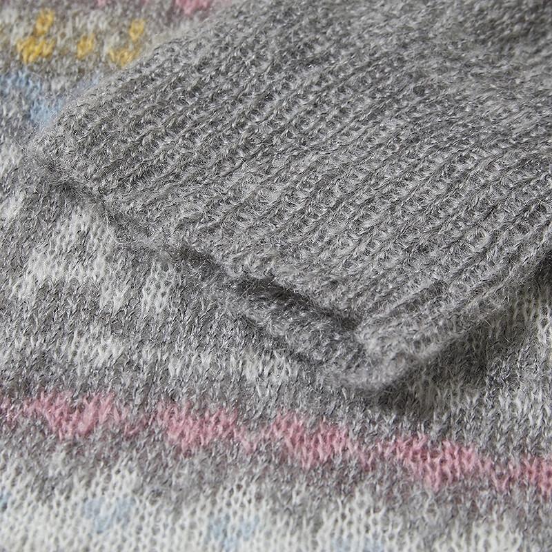 Teenie Weenie Women's Mohair Blend Jacquard Sweater