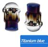Wellvie Rueda de Acero M12 x Tuercas de Rueda 4 de Bloqueo Total 20 Tapa de Titanio Tuercas de Rueda Personalizadas para y Tuercas Daihatsu, P1.5 [16 + Tuercas], Piezas, Antirrobo, Azul,