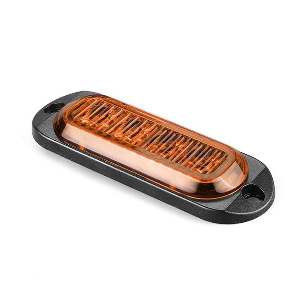 LED Side Marker Lights Red Clearance Trailer Truck RV LED Light Lamp Red Waterproof 12/24V Safety Warning Width Indicator