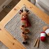 DIY Spiral Ornament Craft Christmas Crochet Kit, 3D Reindeer Hanging with Beginner Supplies Yarn And Beads, Seasonal Handmade Decoration for